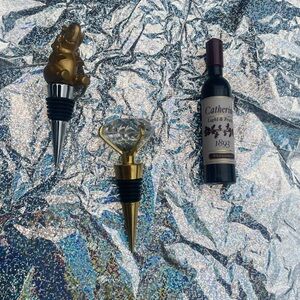 Wine Stoppers & one opener